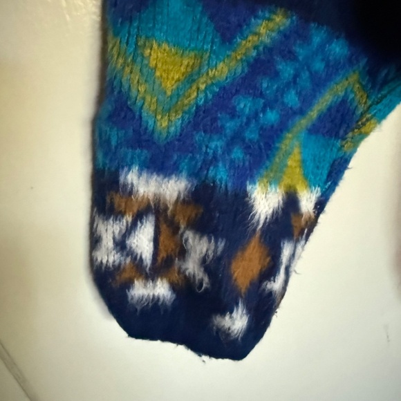 Artesanias Tuntaquimba Ecuadorian Southwest Wool Jacket Size Medium - Picture 3 of 10